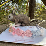 Guirnalda Easter Bunnies Tejidos a Mano