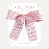 Moño Oversized Tejido a Mano