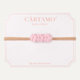 Trío Mini Flor Tejida a Mano