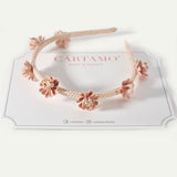 Diadema Tejida a Mano Mini Flores