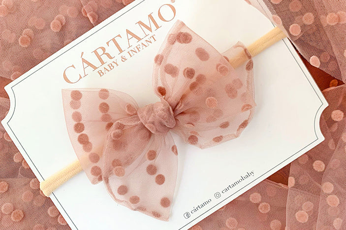 Moños de tul Cártamo