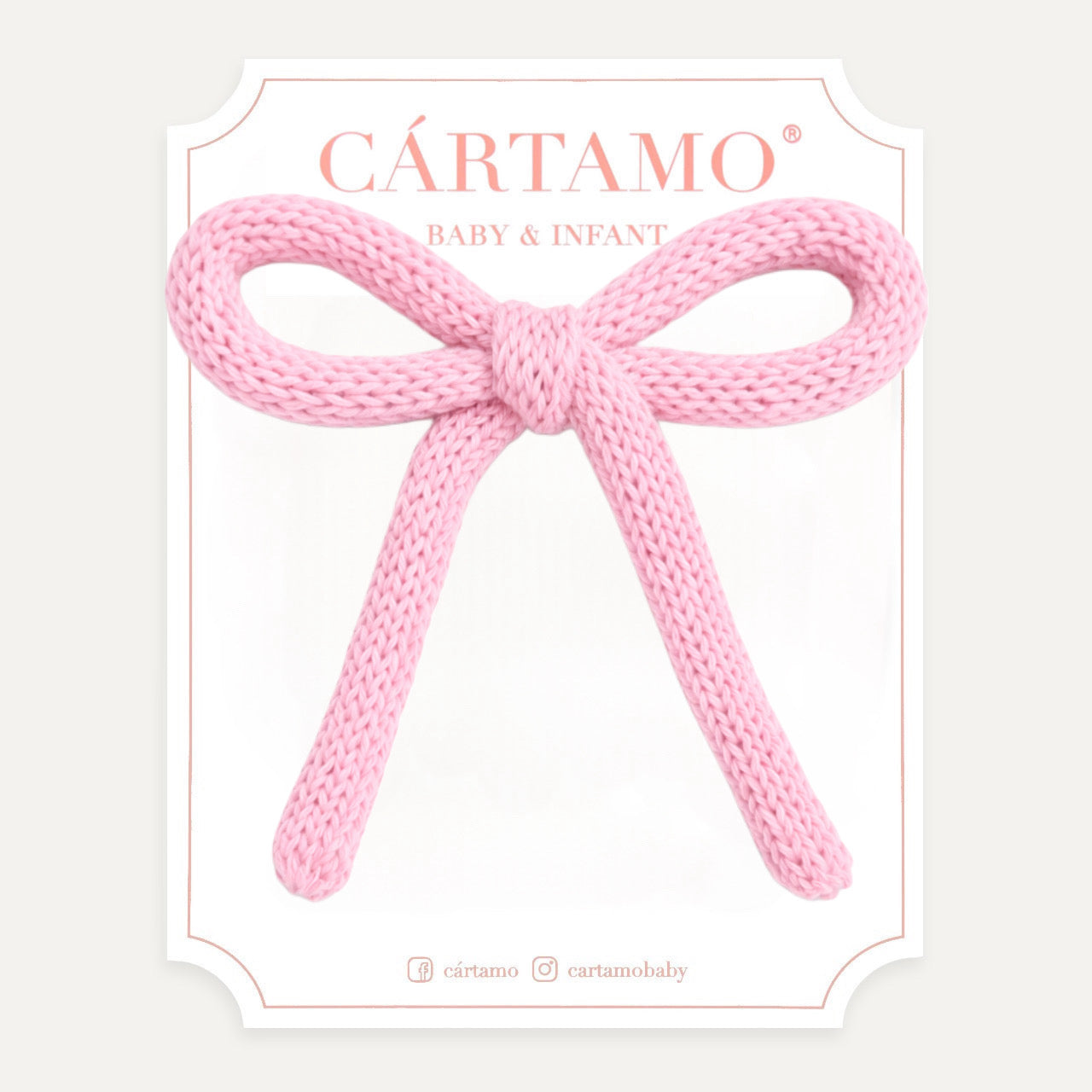 Clip Lazo Tejido a Mano Hilaza Italiana