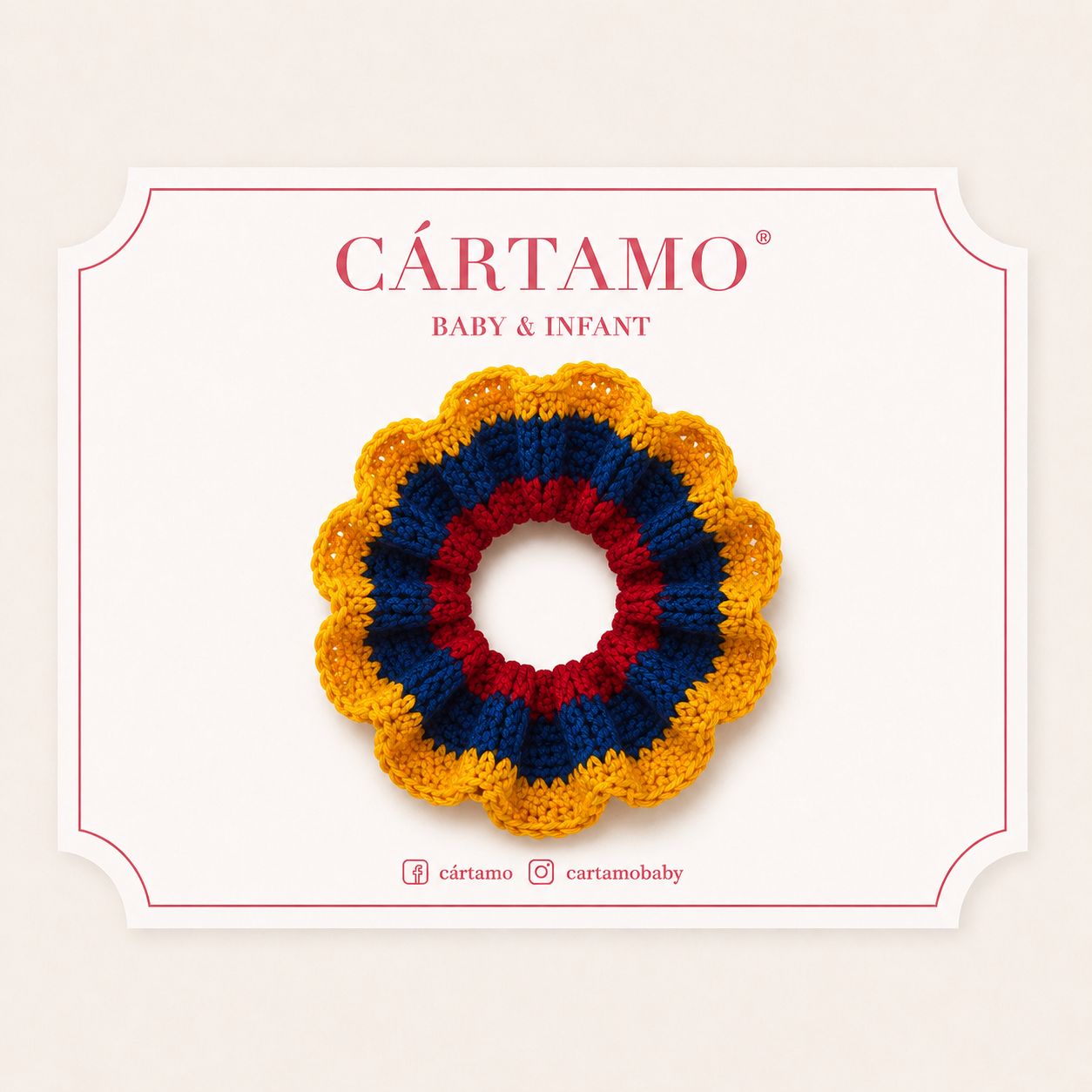 Vintage Scrunchies Tejidas a Mano