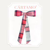 Pony Tail Tartán Rojo/Gris (Niñas y Teens)