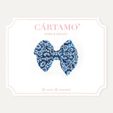 Moño Denim Floral