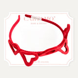 Diadema Corazones Fieltro