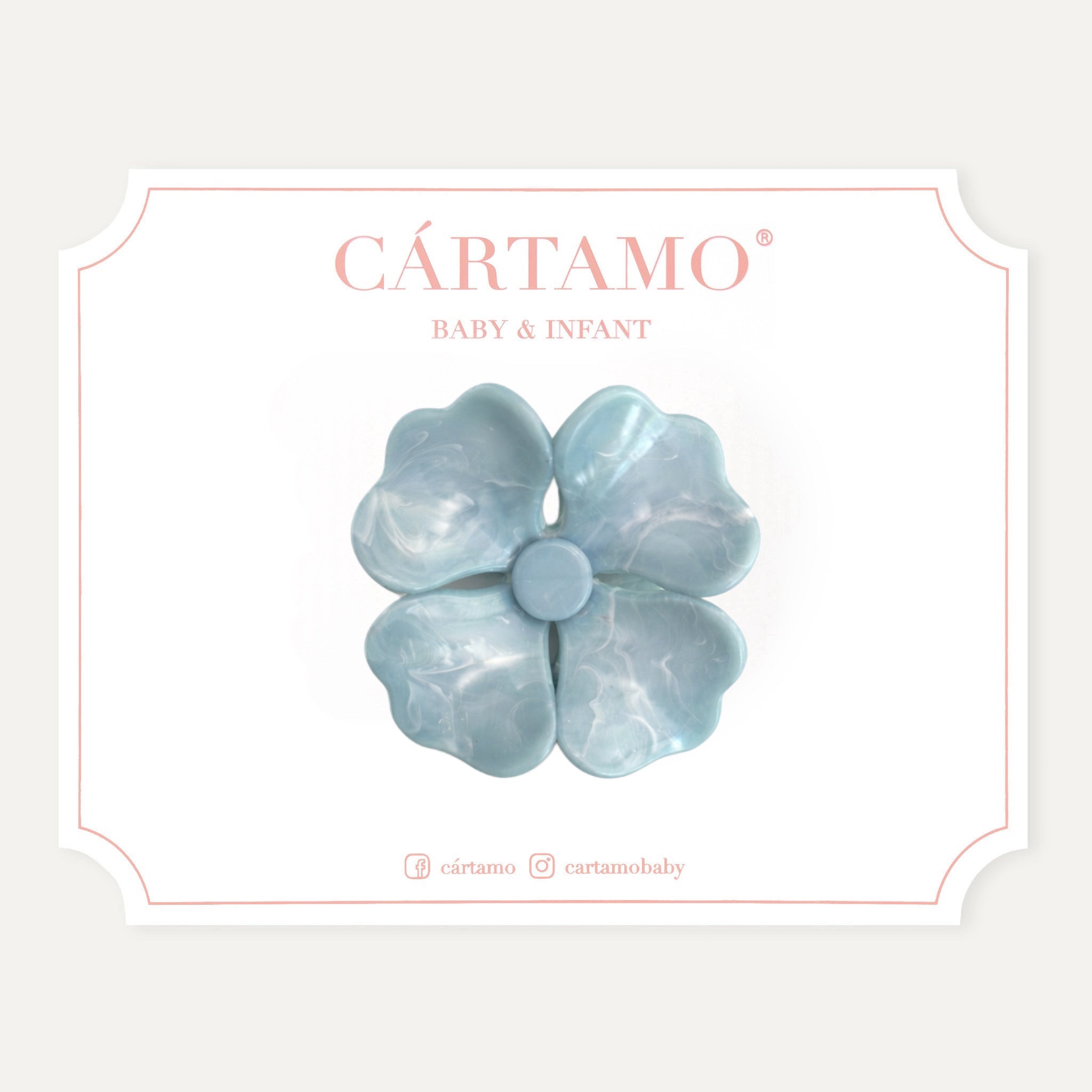 Pinza Flor Pastel Efecto Nácar Edición Limitada