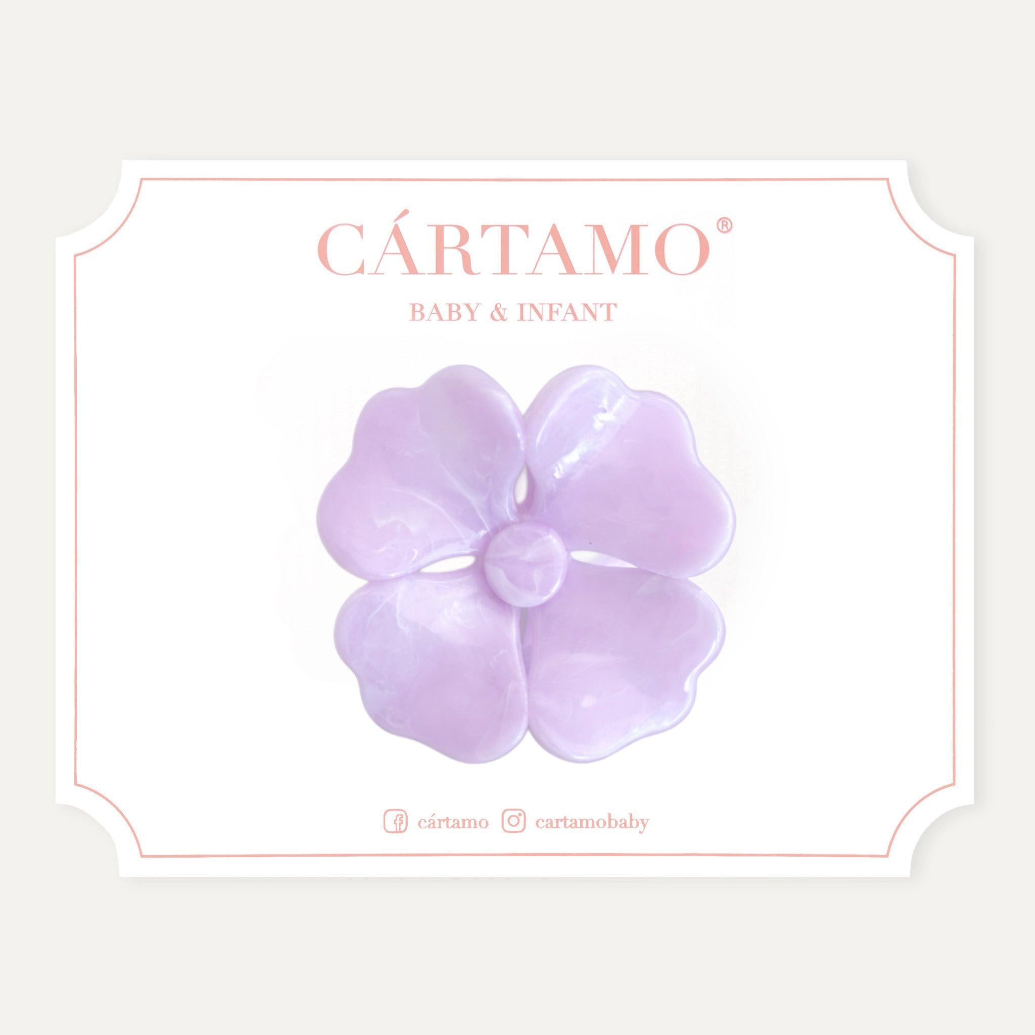 Pinza Flor Pastel Efecto Nácar Edición Limitada