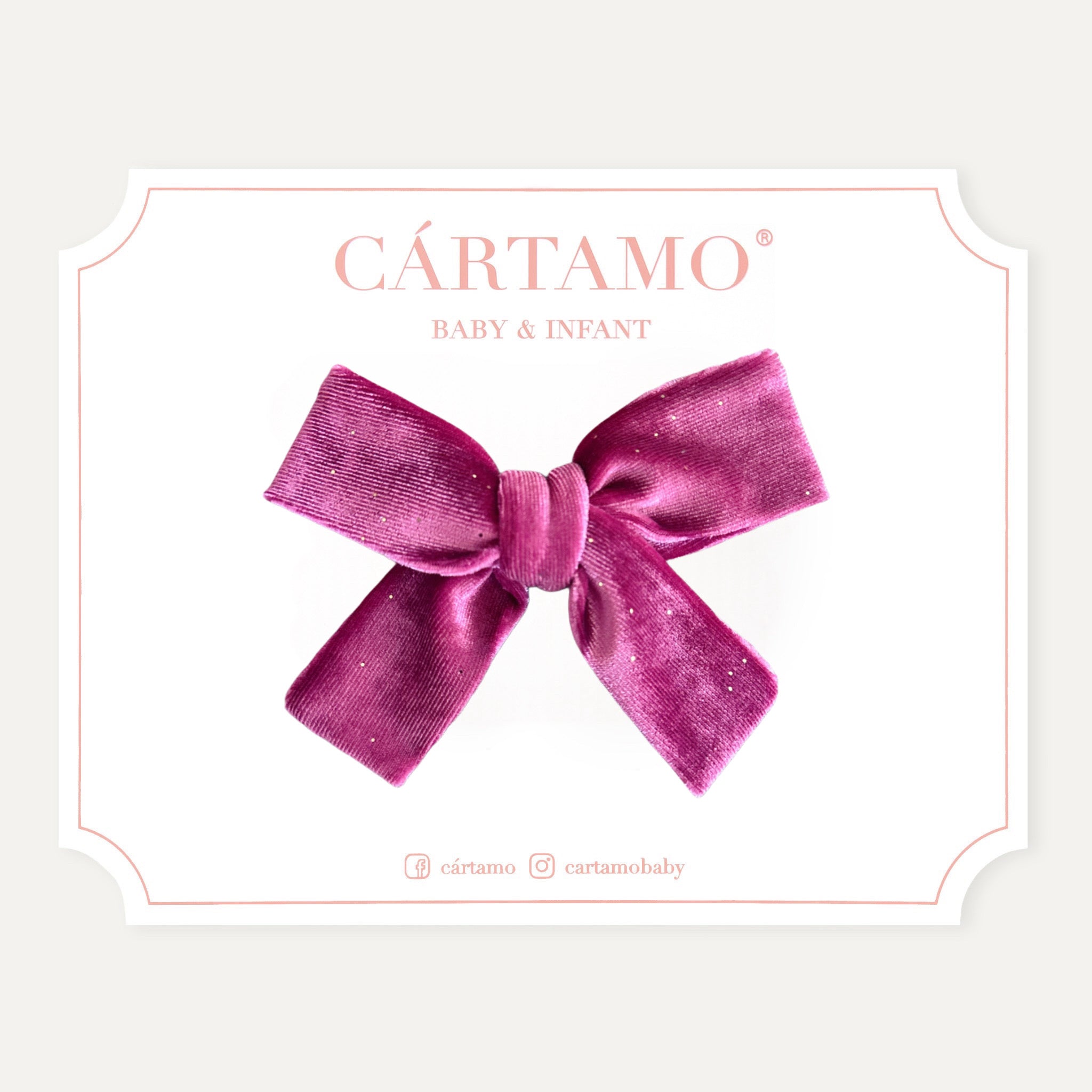 Lazo Velvet Destellos (Bebé y Niña)