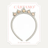 Tiara Glam Tejida a Mano