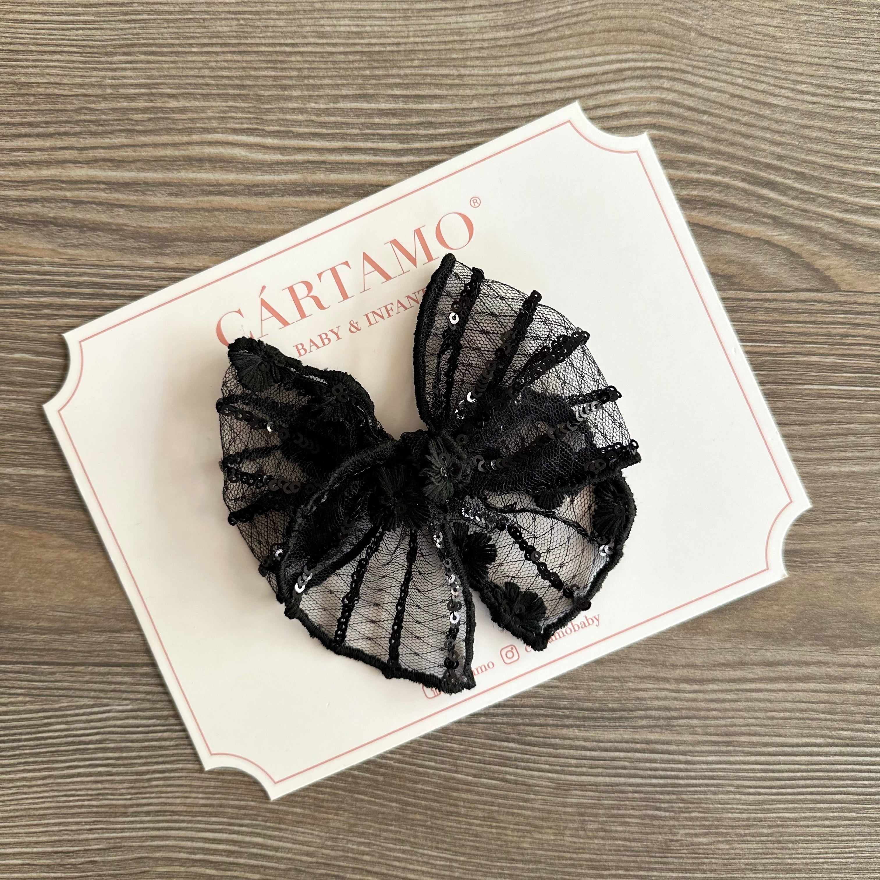 Orilla Bordada Tul con Bordados