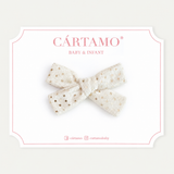 Clip Lazo Velvet Estrellas