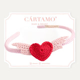 Diadema Cupido Tejido a Mano