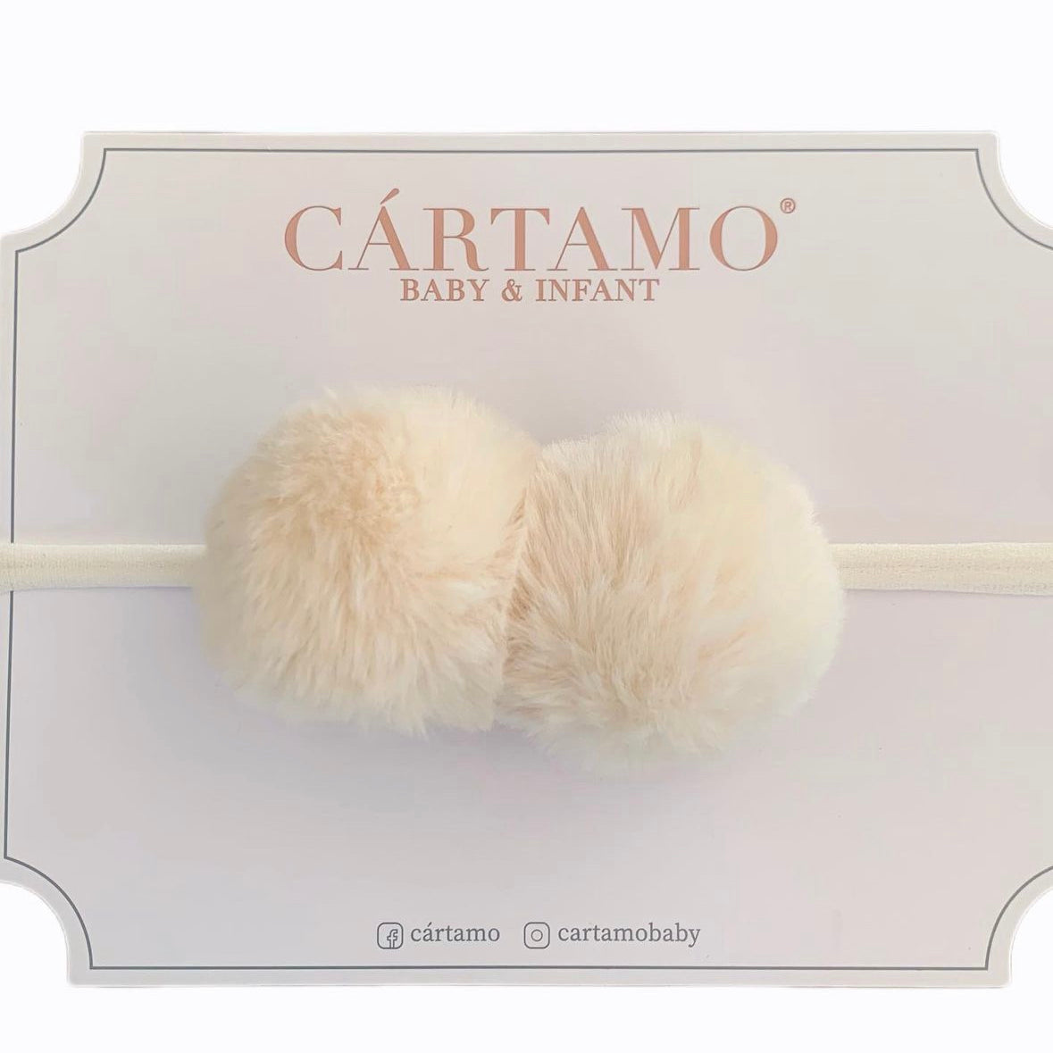 Pompón doble efecto pelo