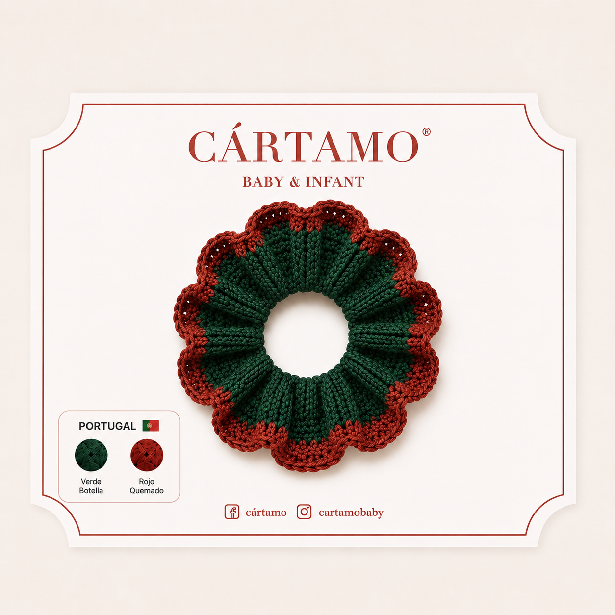 Vintage Scrunchies Tejidas a Mano