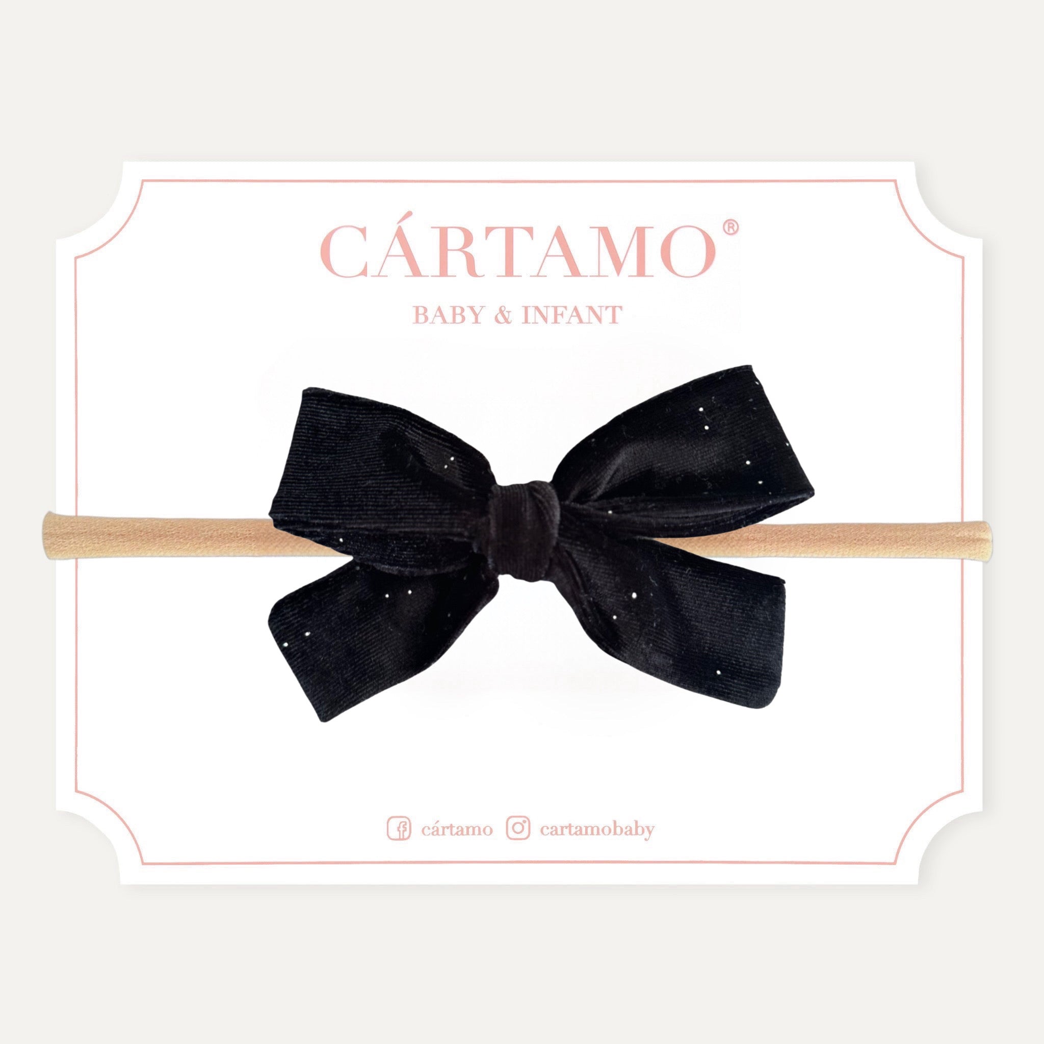 Lazo Velvet Destellos (Bebé y Niña)