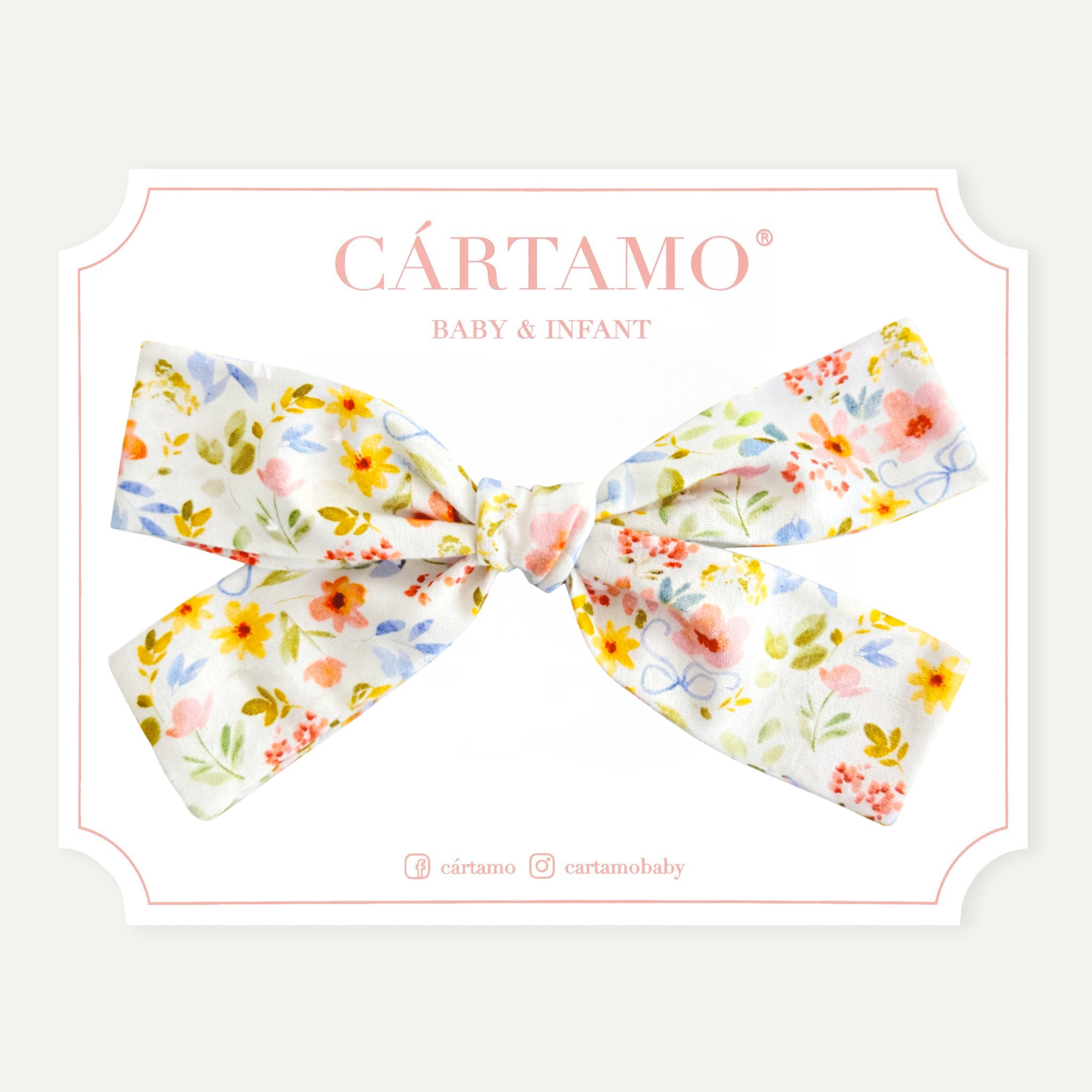 Clip Lazo Flores de Primavera