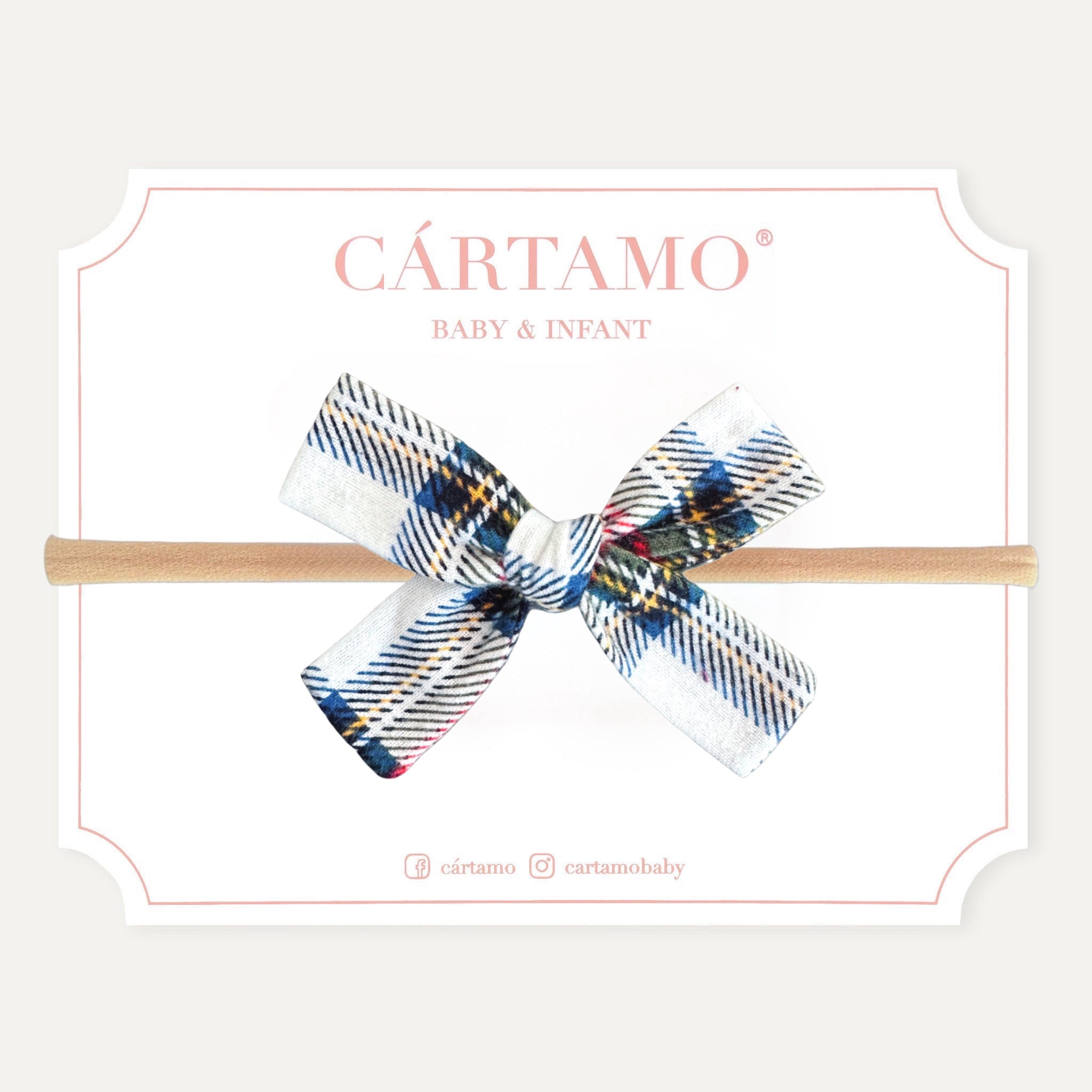 Lazo Tartán Franela (Bebé y Niña)