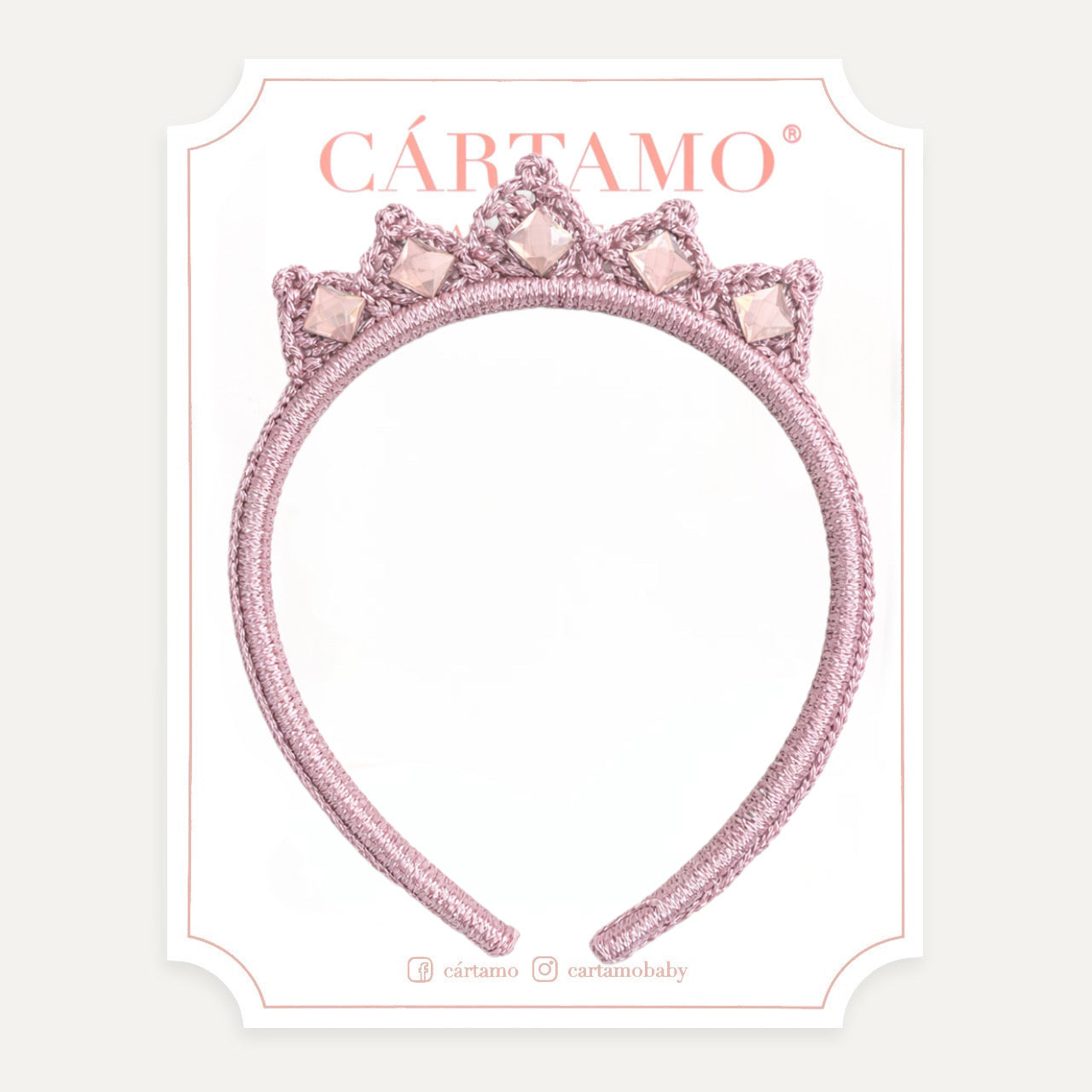 Tiara Glam Tejida a Mano