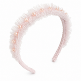 Diadema Tul con Perlas