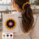 Vintage Scrunchies Tejidas a Mano