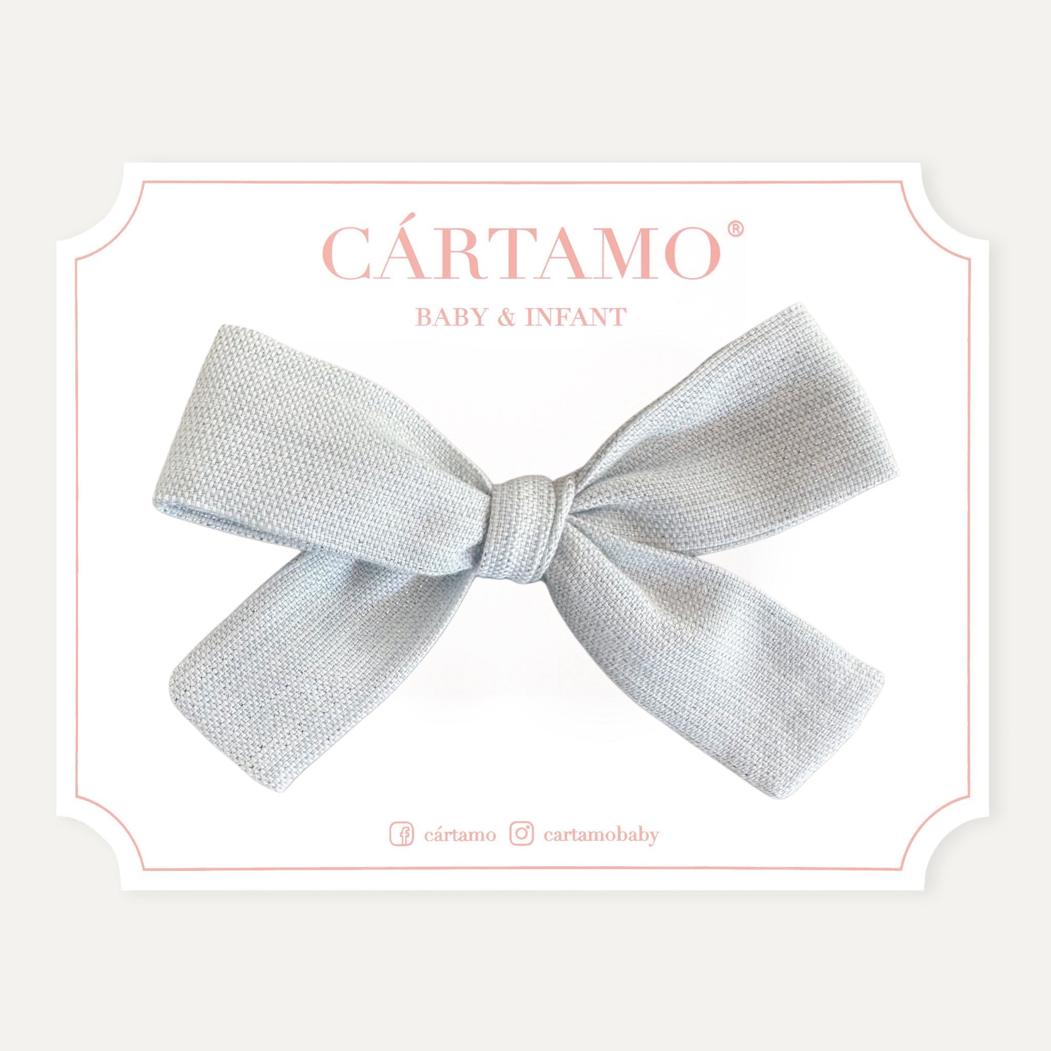 Lazo Gris Metálico (Bebé y Niña)