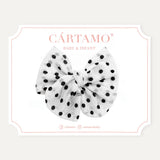 Clip Moño Semitransparente Dots