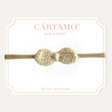 Mini Moño Tejido a Mano Mohair