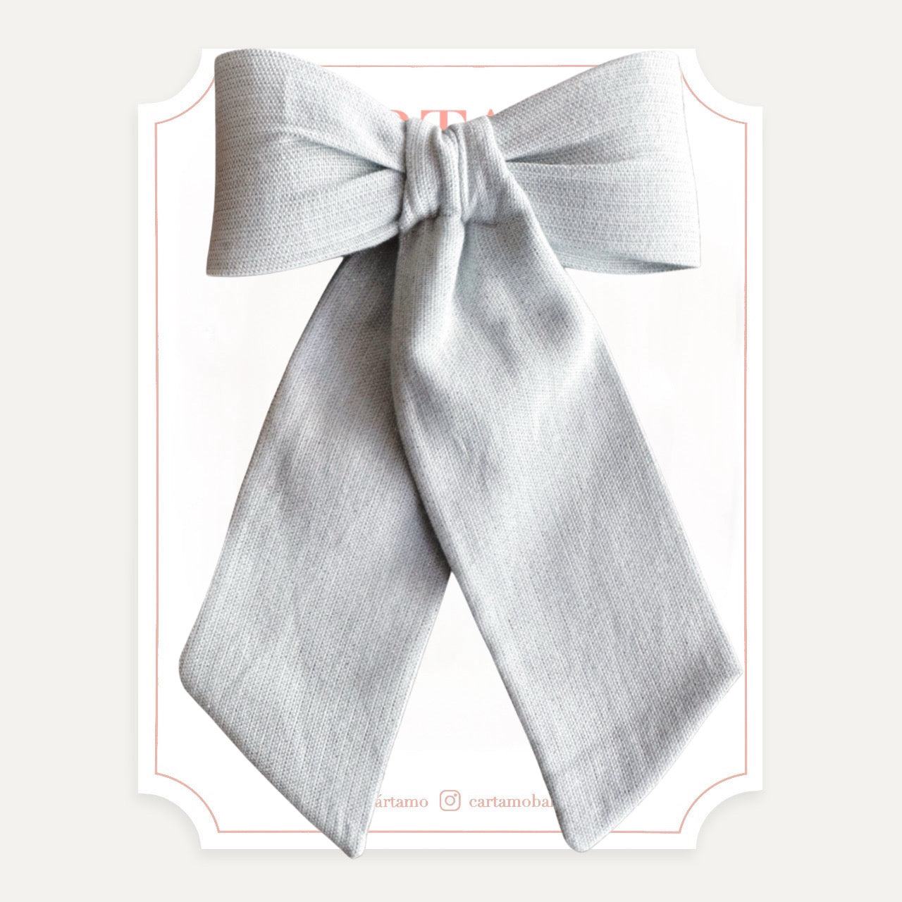 Pony Tail Gris Metálico  (Niñas y Teens)