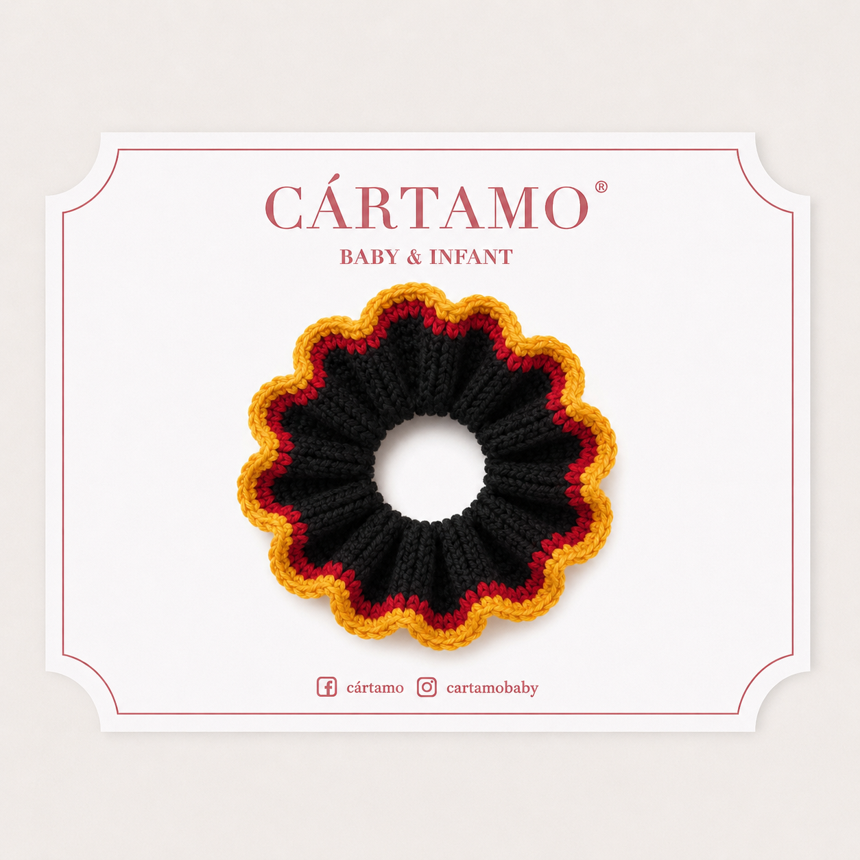 Vintage Scrunchies Tejidas a Mano