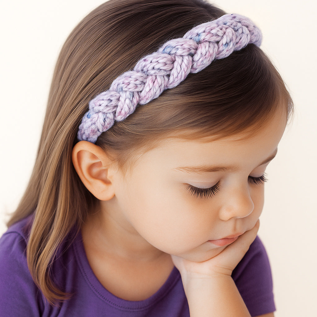 Diadema Trenza Tejida a Mano