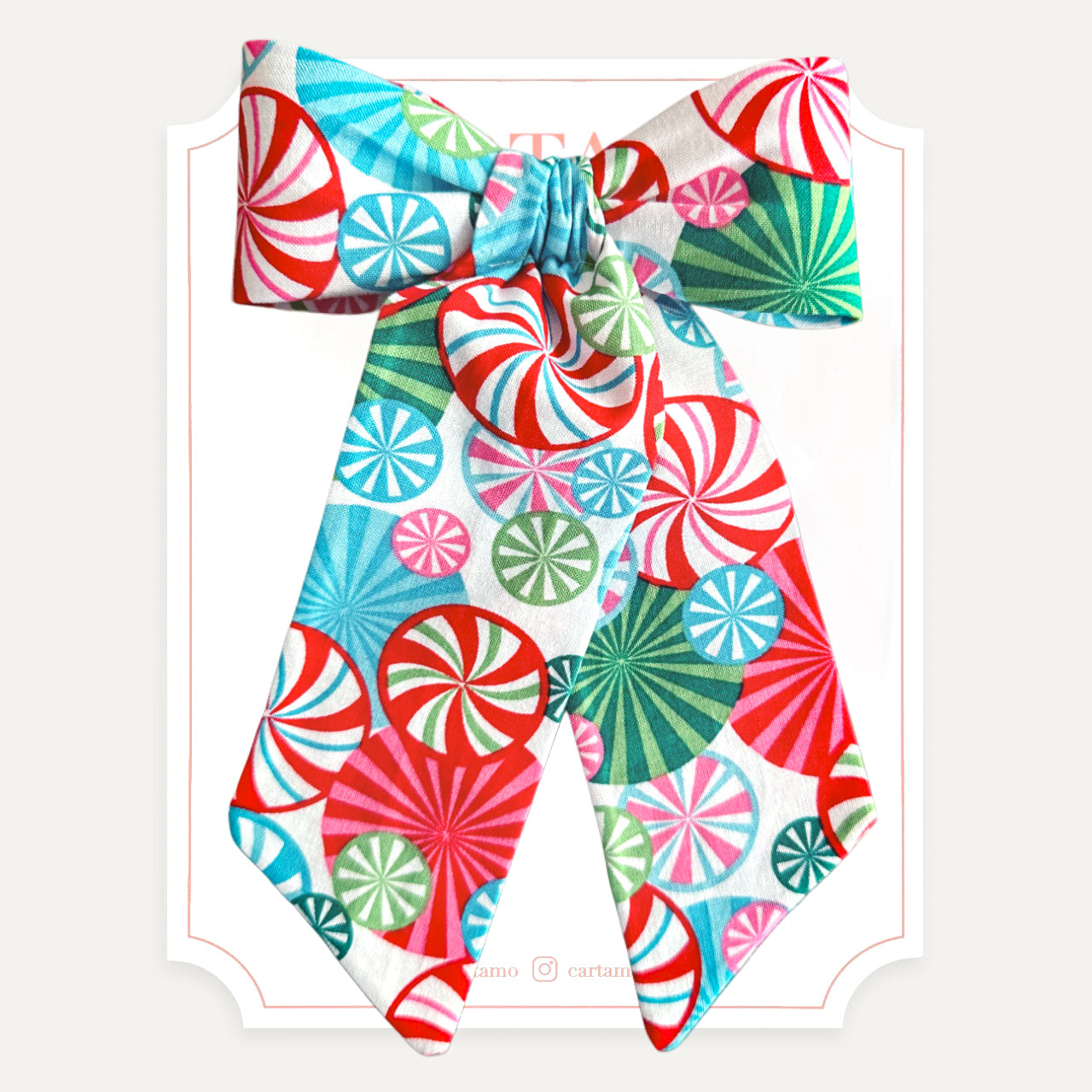 Christmas Candy Pony Tail (Niñas y Teens)