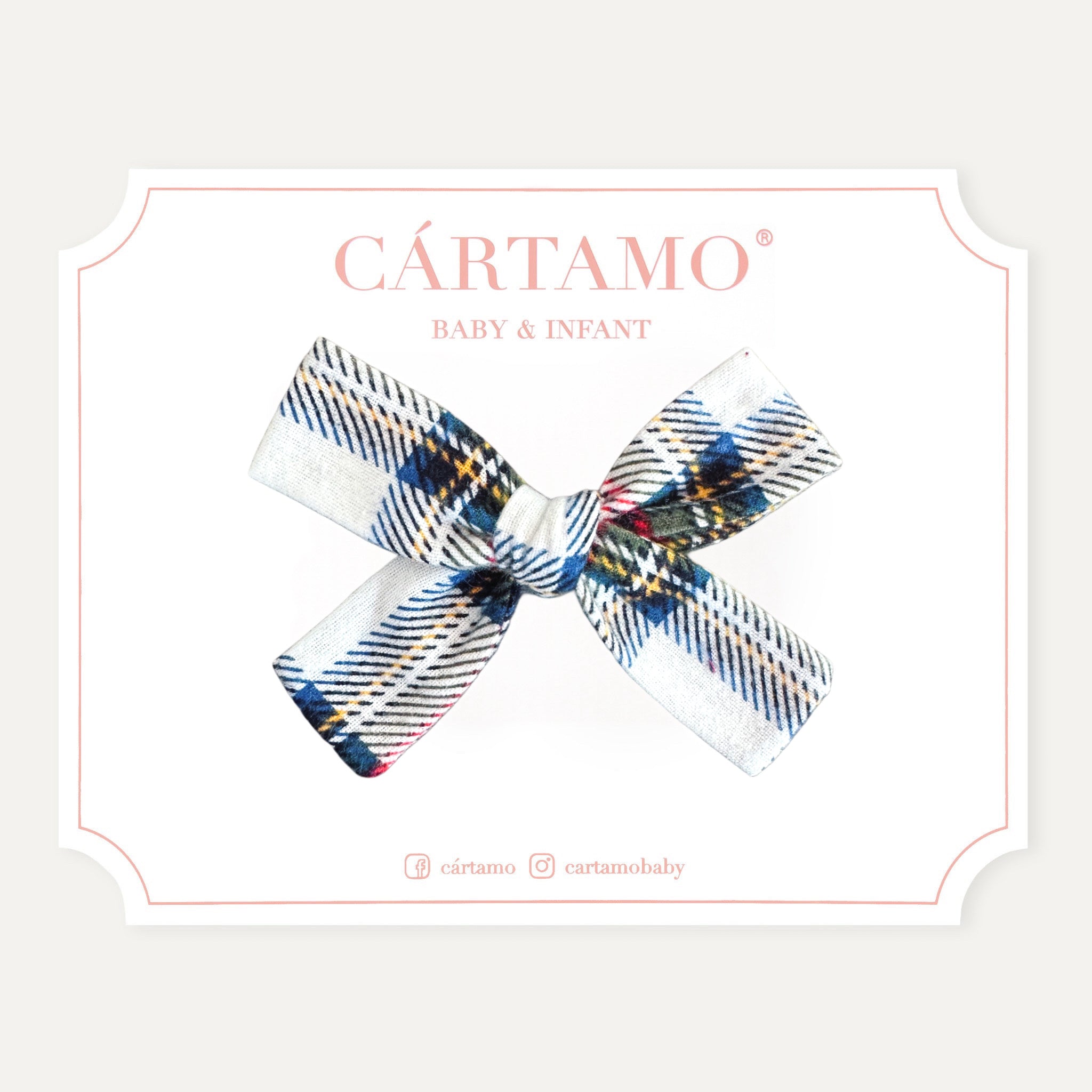 Lazo Tartán Franela (Bebé y Niña)