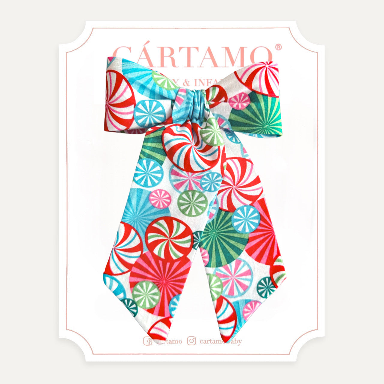 Christmas Candy Pony Tail (Niñas y Teens)