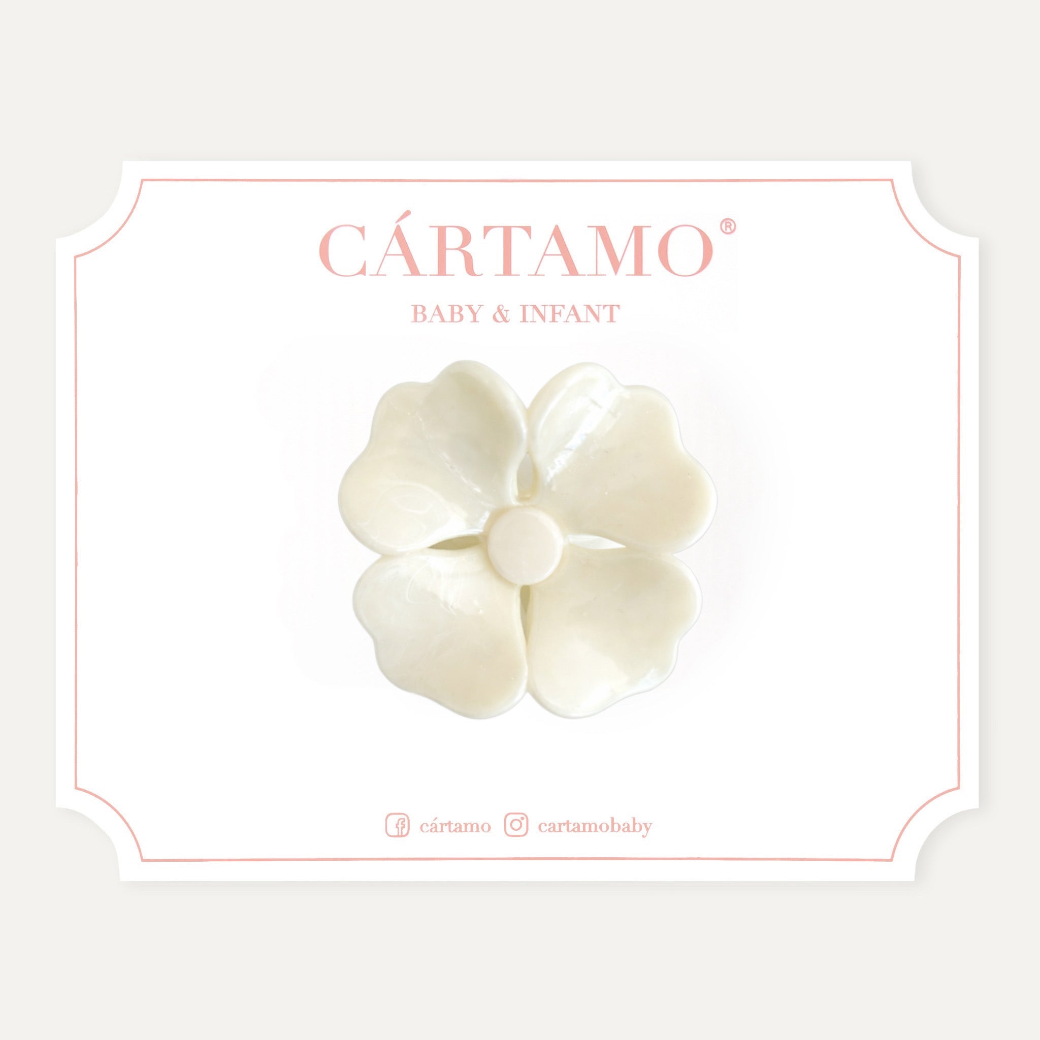 Pinza Flor Pastel Efecto Nácar Edición Limitada