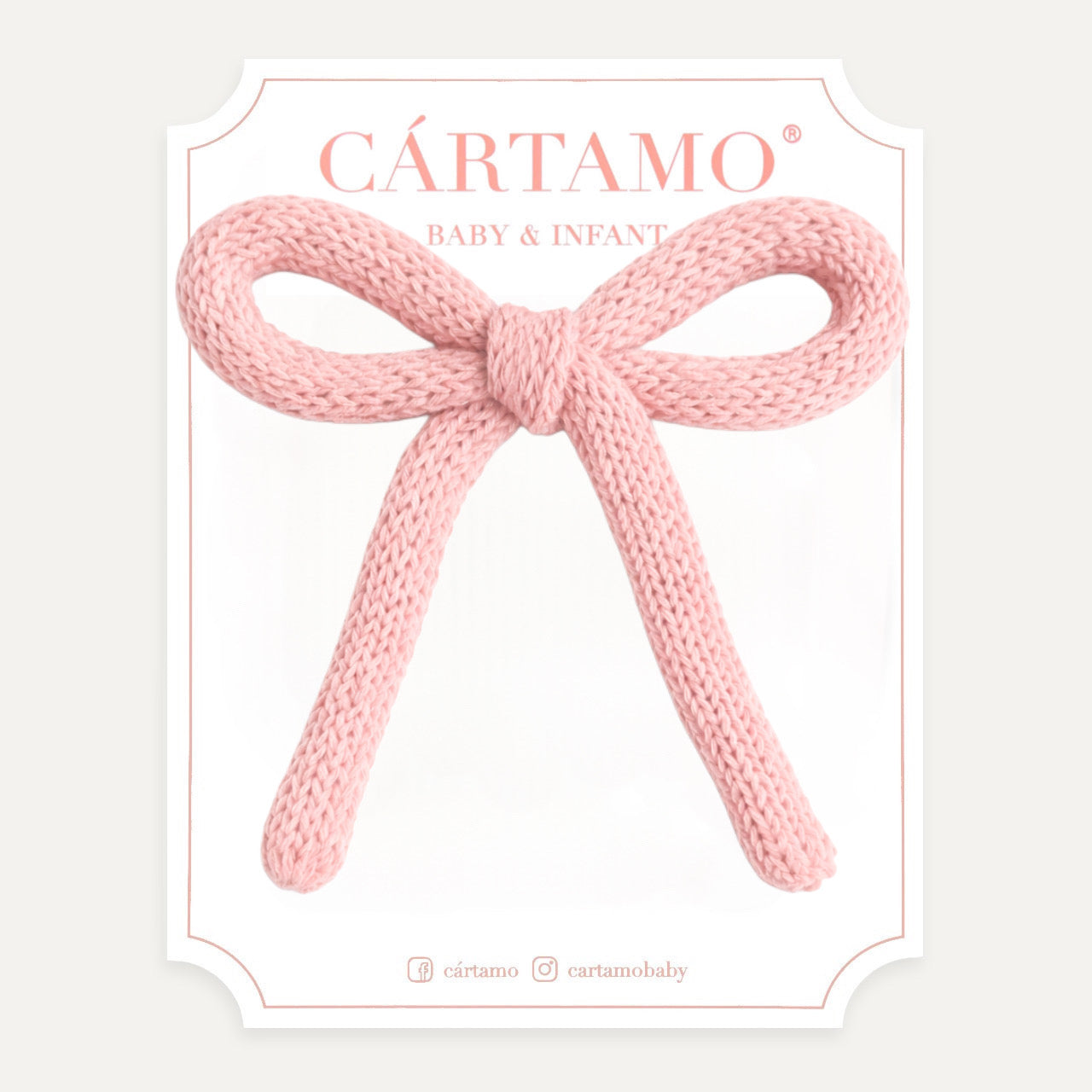 Clip Lazo Tejido a Mano Hilaza Italiana