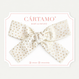 Clip Lazo Velvet Estrellas