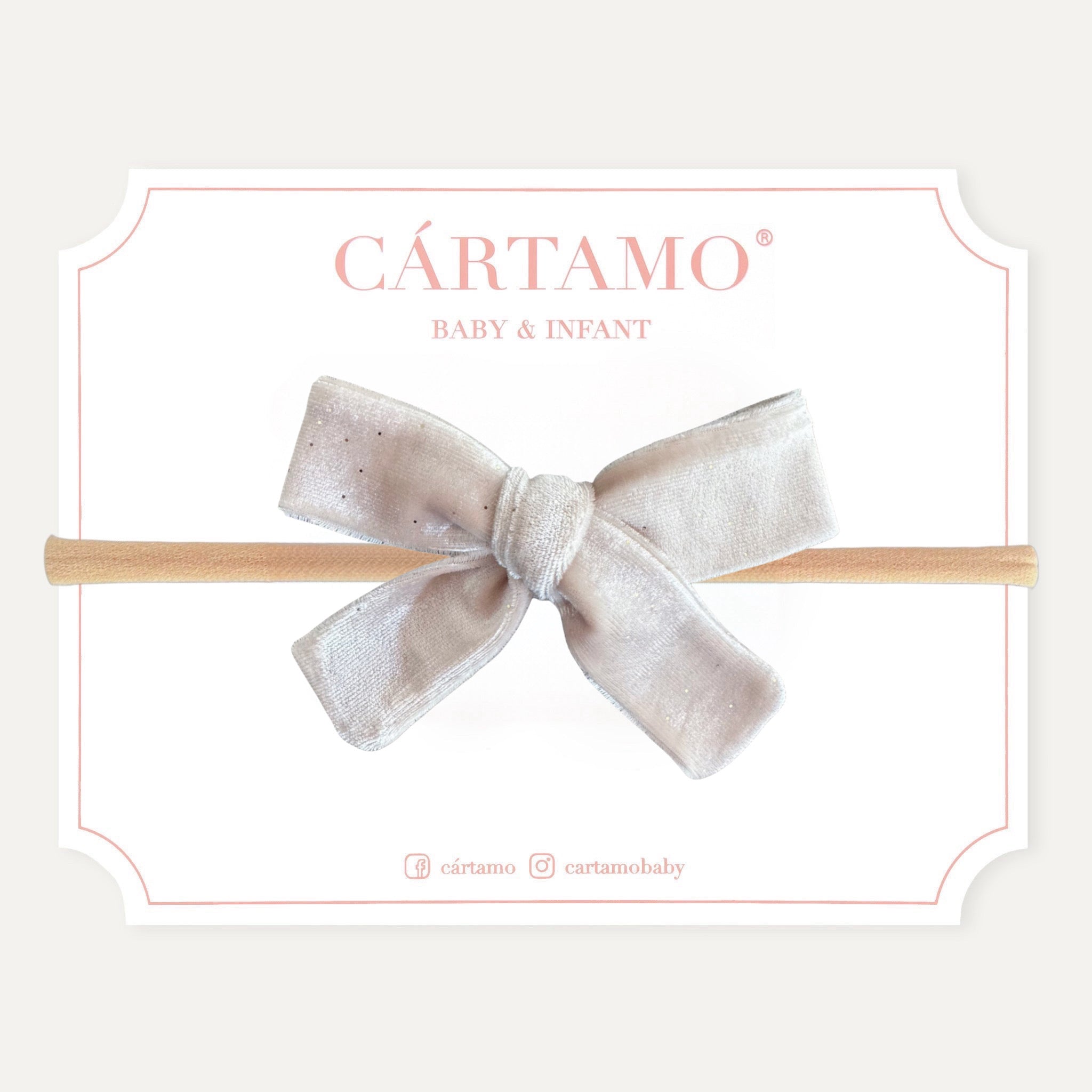 Lazo Velvet Destellos (Bebé y Niña)