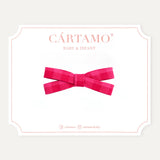 Clip Lazo Vichy Rojo-Rosa