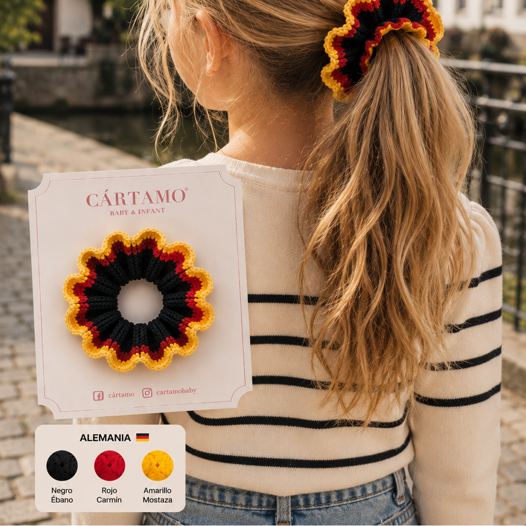 Vintage Scrunchies Tejidas a Mano