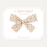 Clip Lazo Mini Flores Neutros