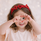 Diadema Corazones Fieltro
