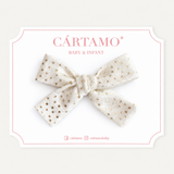 Clip Lazo Velvet Estrellas