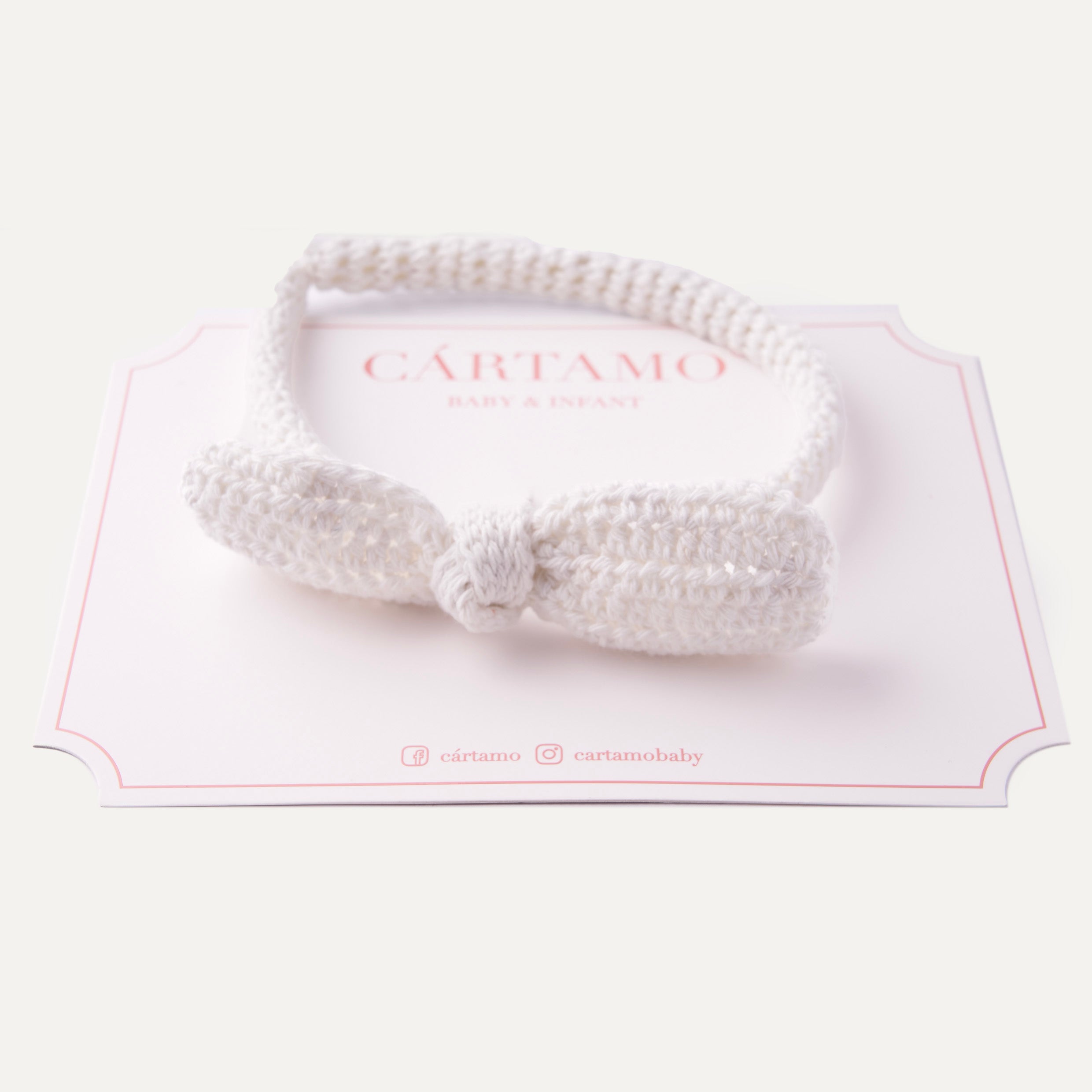 Diadema Tejida a Mano Lazo Nudo