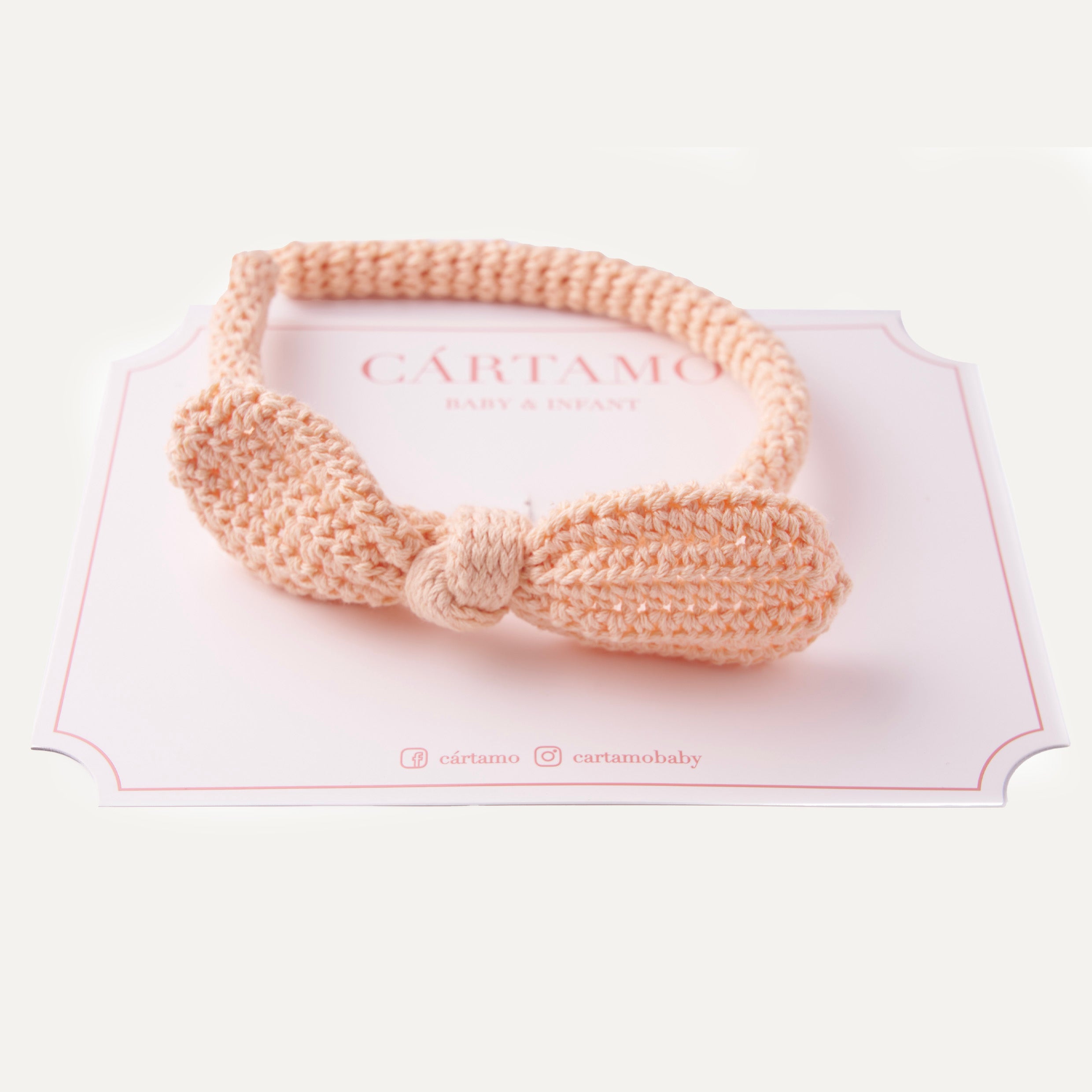 Diadema Tejida a Mano Lazo Nudo