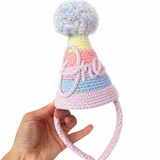 Gorro Tejido Cumpleaños Diadema