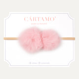 Pompón doble efecto pelo