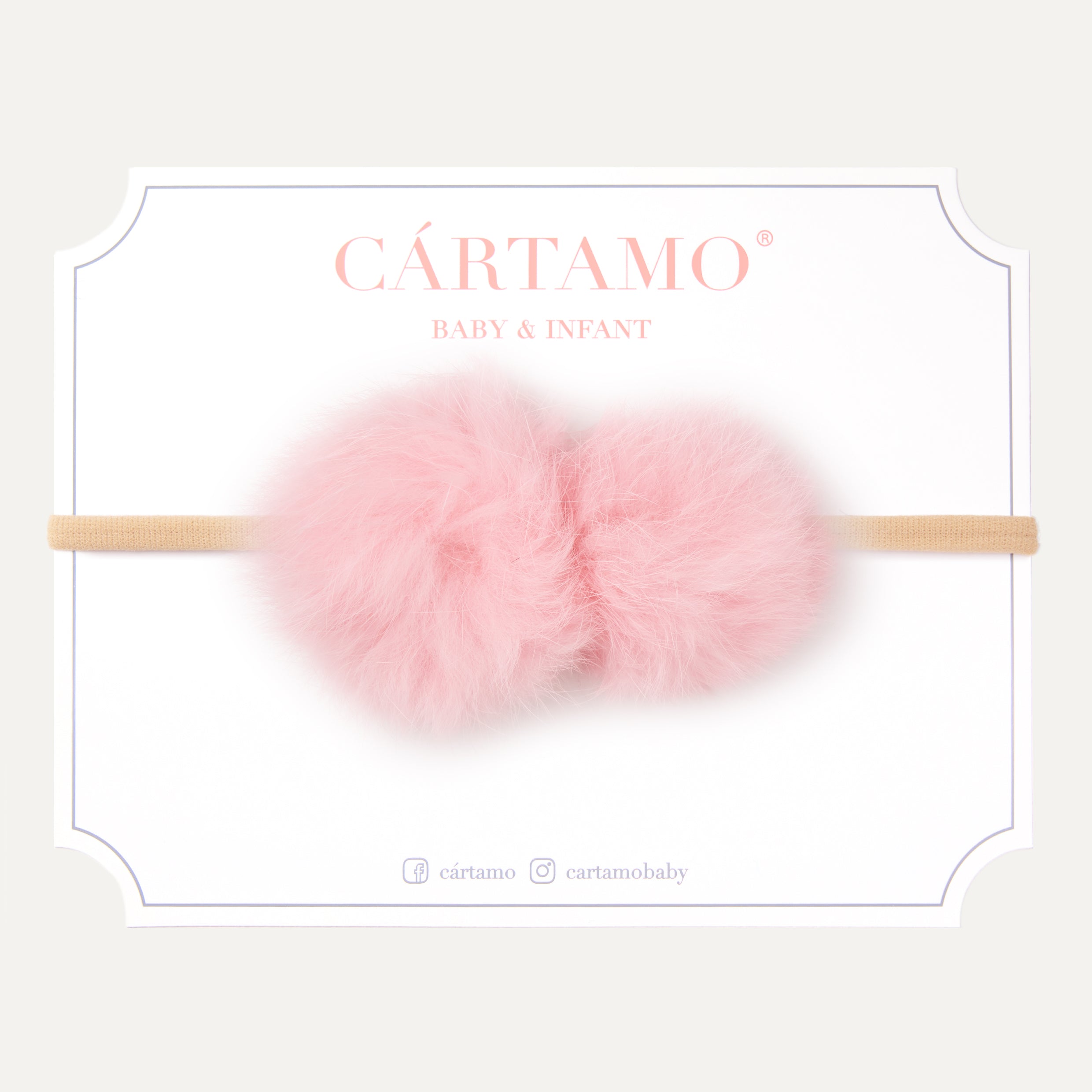 Pompón doble efecto pelo