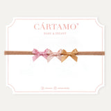 Banda Trío Mini Moños Newborn