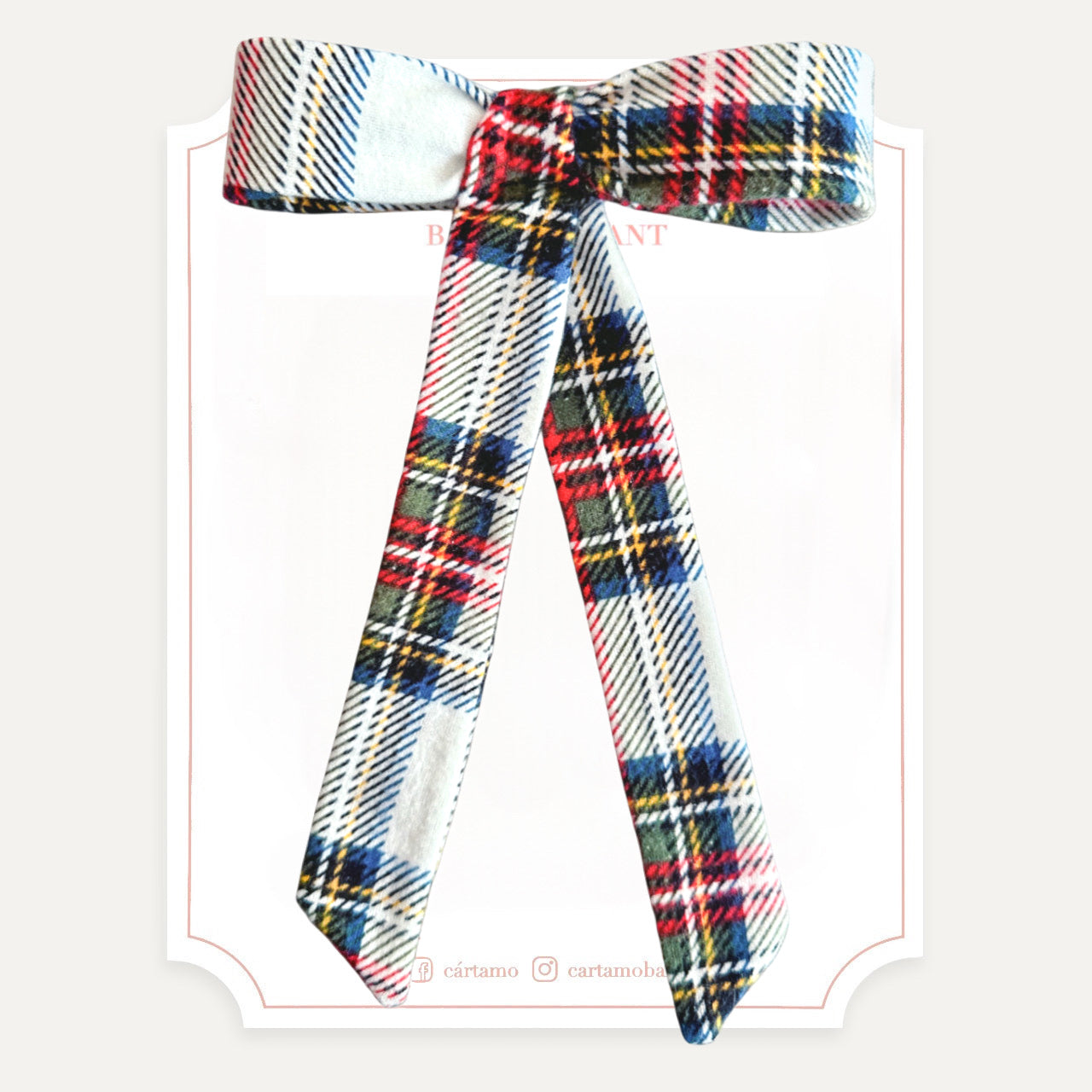 Pony Tail Tartán Franela (Niñas y Teens)